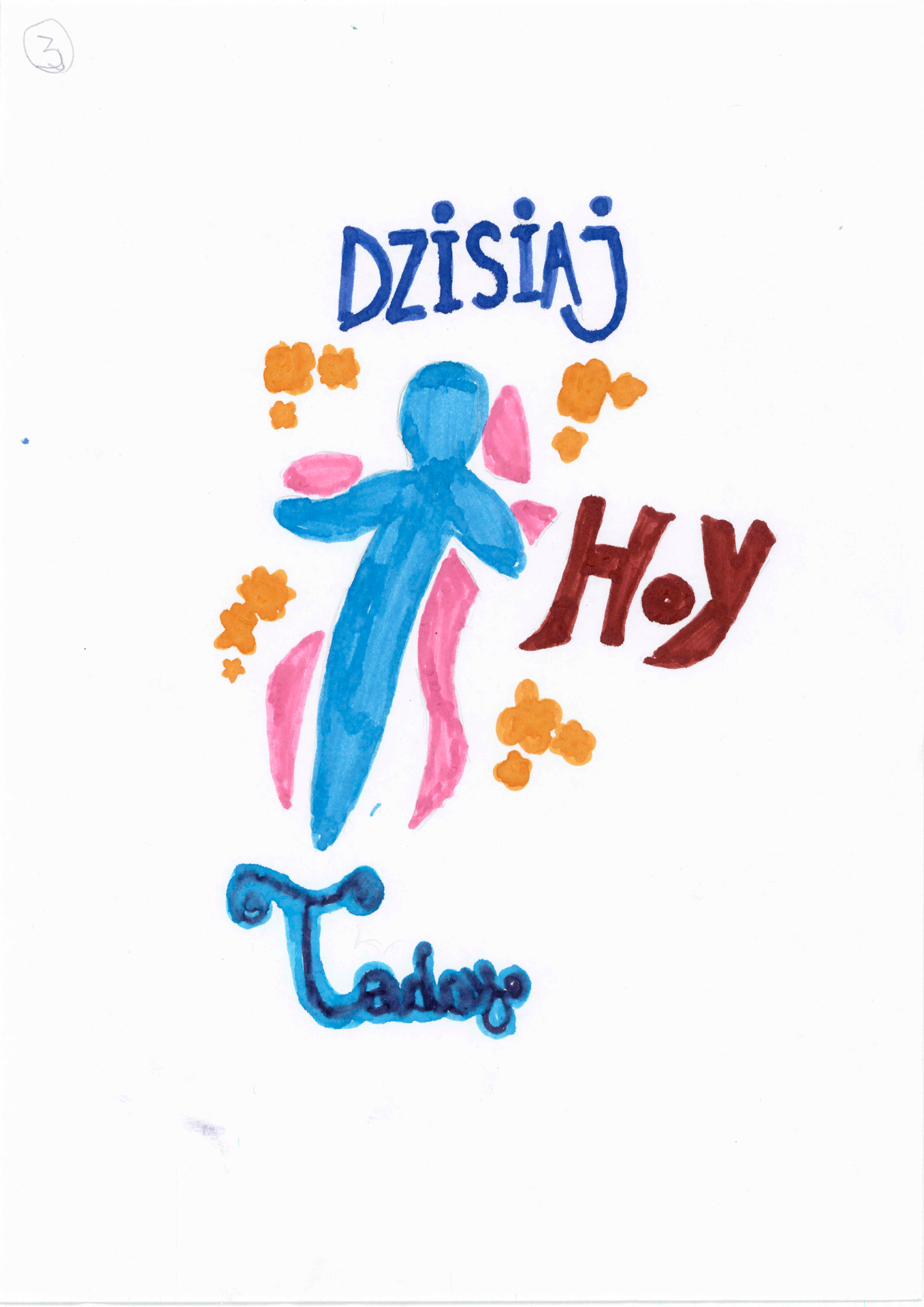 Abstrakcyjna postać tańcząca – Dzisiaj / Hoy